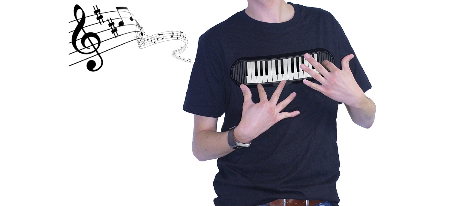 A T-shirt For Playing The Piano