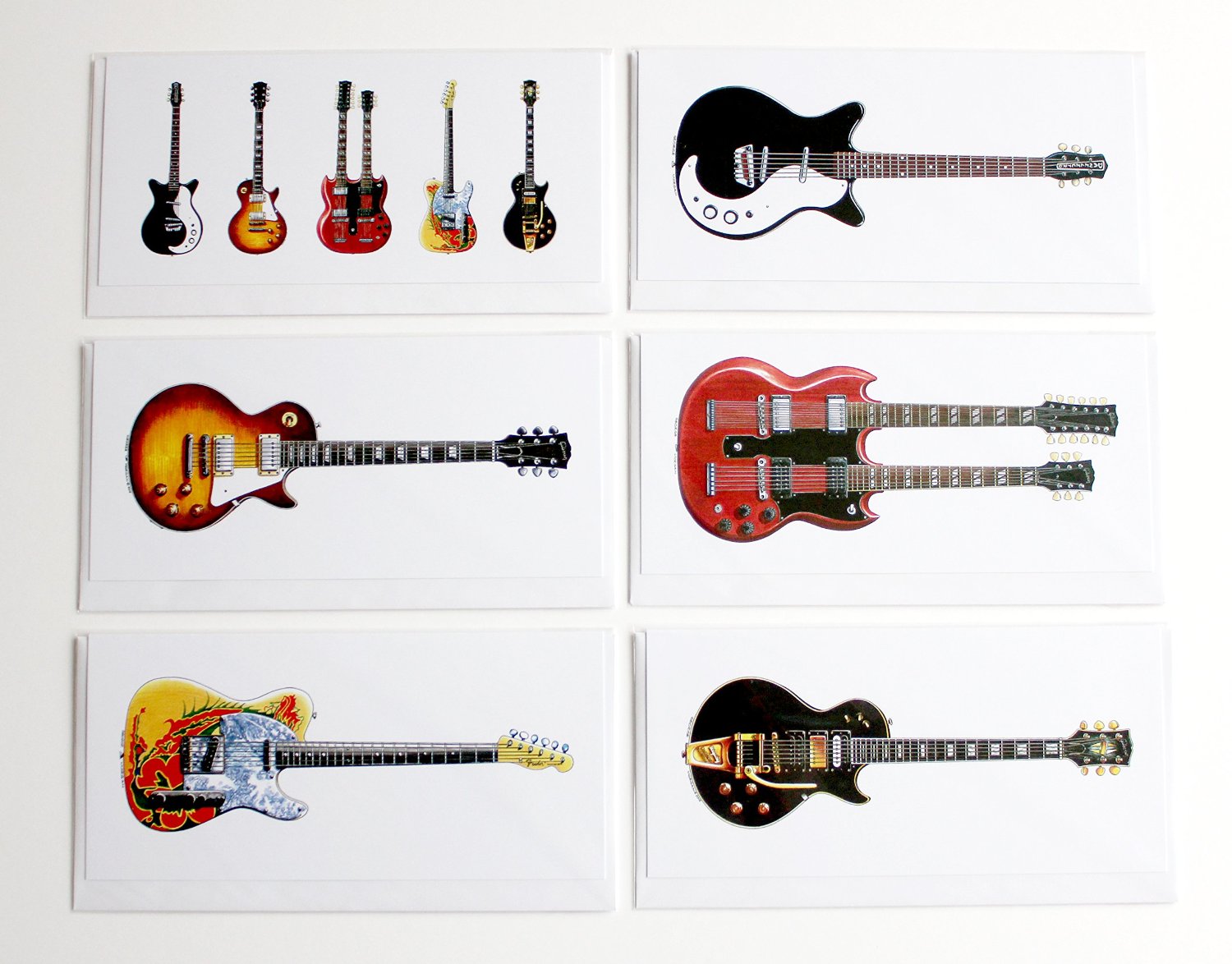 guitares jimi page 6 cartes de voeu