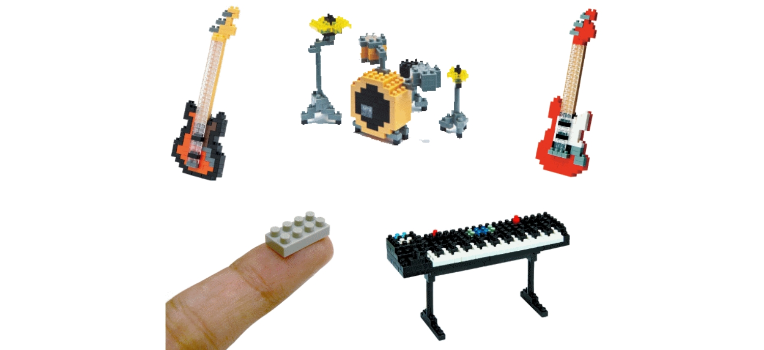 A Nanoblock Of His Musical Instrument