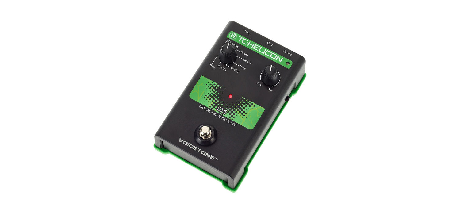 Pédale Processeur Vocal TC-Helicon VoiceTone D1