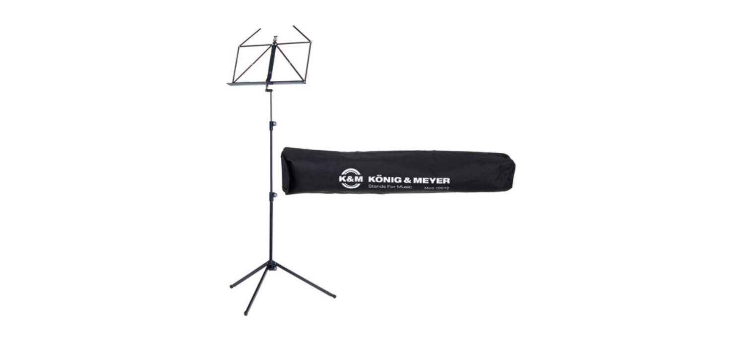 Pupitre de musique portable pliable blanc