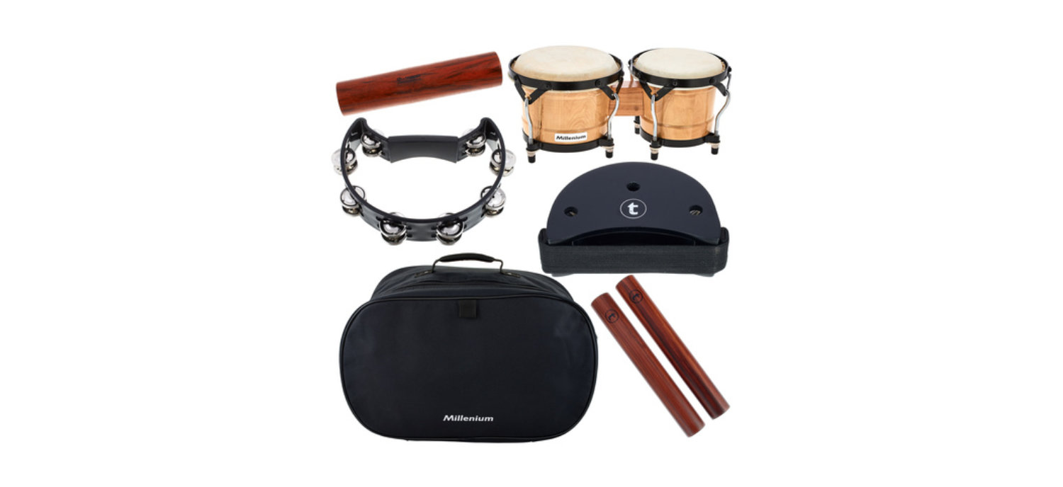 Set De Percussions Millenium Bongo & Percussion Pack